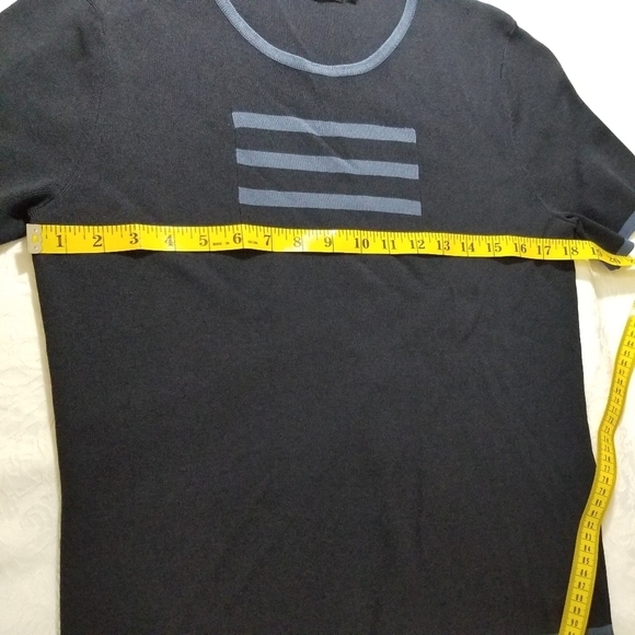 𝅺devonshire Cream viscose  nylon short sleeve top - Picture 3 of 8